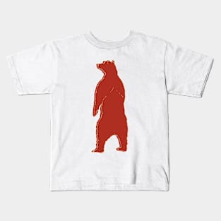 brown bear goes wild Kids T-Shirt